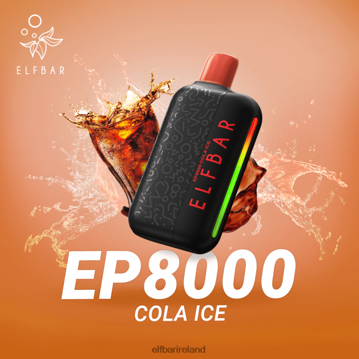 Disposable Vape New EP8000 Puffs Cola Ice ELFBAR 0080XP63
