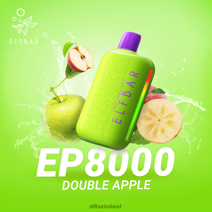 Disposable Vape New EP8000 Puffs Double Apple ELFBAR 0080XP72