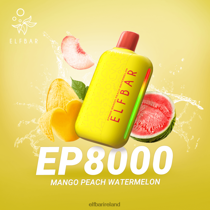 Disposable Vape New EP8000 Puffs Mango Peach Watermelon ELFBAR 0080XP71