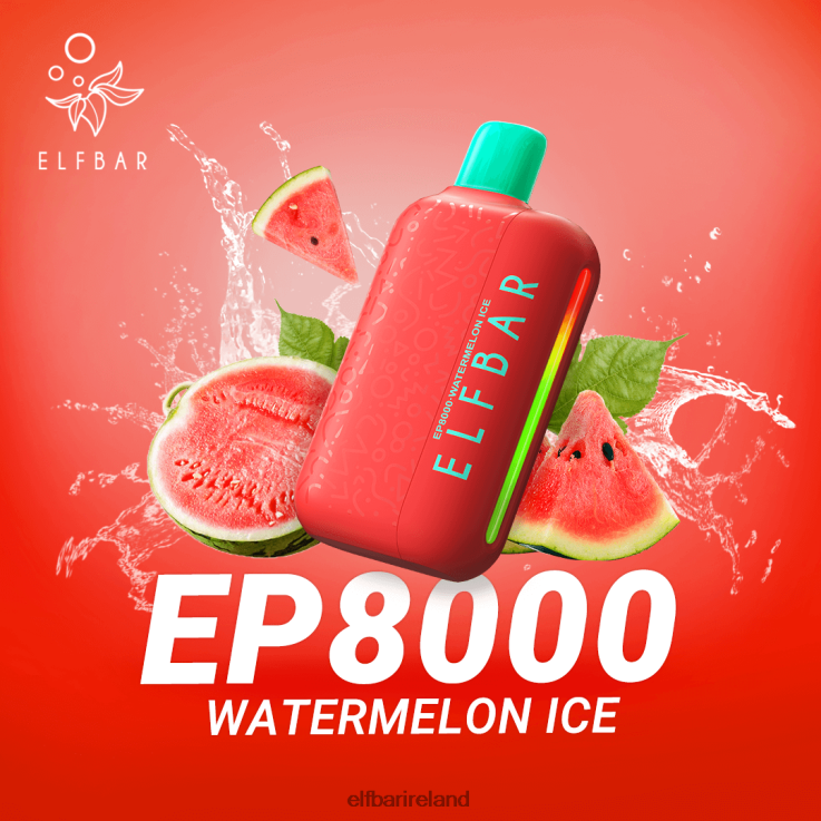 Disposable Vape New EP8000 Puffs Watermelon Ice ELFBAR 0080XP62