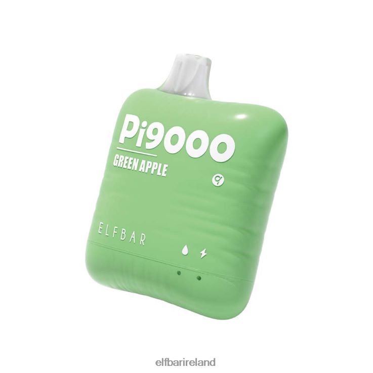 Pi9000 Disposable Vape 9000 Puffs Green Apple ELFBAR 0080XP110