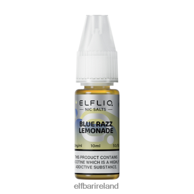 ELFBAR ELFLIQ Blue Razz Lemonade Nic Salts - 10ml-10 mg/ml 6VTRB217