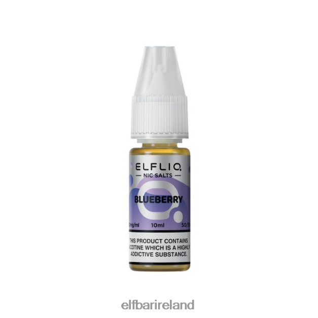 ELFBAR ELFLIQ Blueberry Nic Salts - 10ml-10 mg/ml 6VTRB215