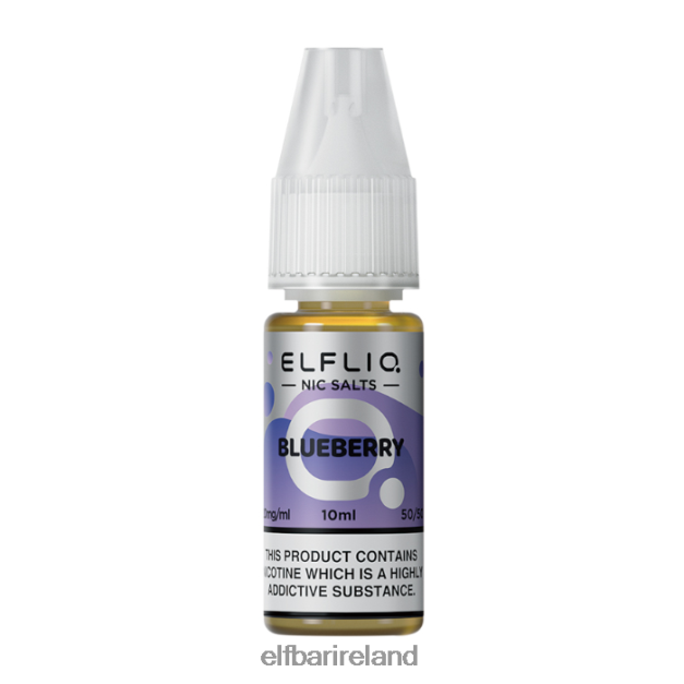 ELFBAR ELFLIQ Blueberry Nic Salts - 10ml-10 mg/ml 6VTRB215