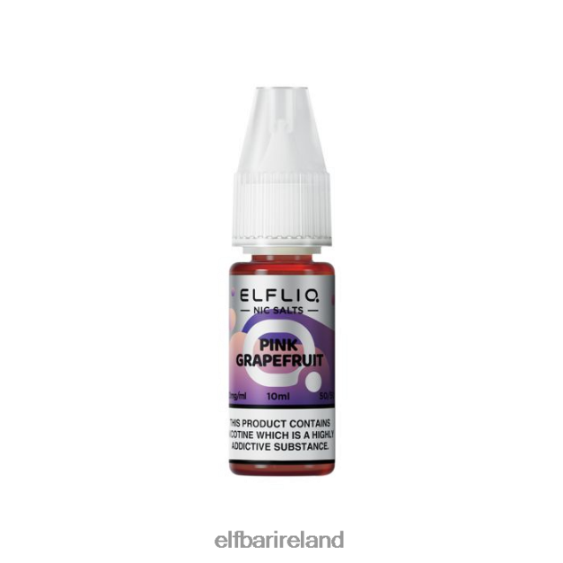 ELFBAR ELFLIQ Pink Grapefruit Nic Salts - 10ml-10 mg/ml 6VTRB202