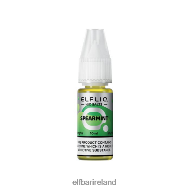 ELFBAR ELFLIQ Spearmint Nic Salts - 10ml-10 mg/ml 6VTRB207