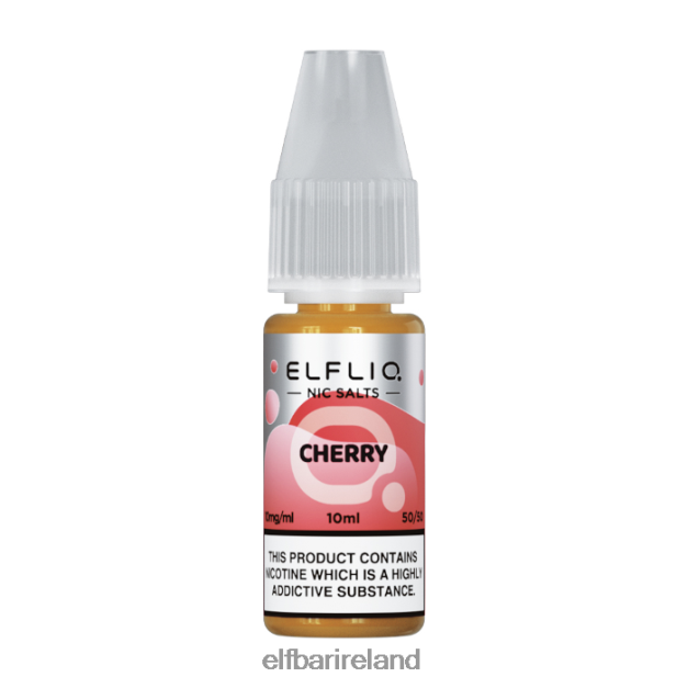 ELFBAR ElfLiq Nic Salts - Cherry - 10ml-10 mg/ml 6VTRB199
