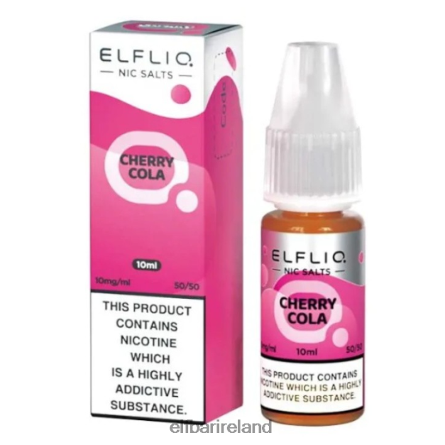 ELFBAR ElfLiq Nic Salts - Cherry Cola - 10ml-10 mg/ml 6VTRB196