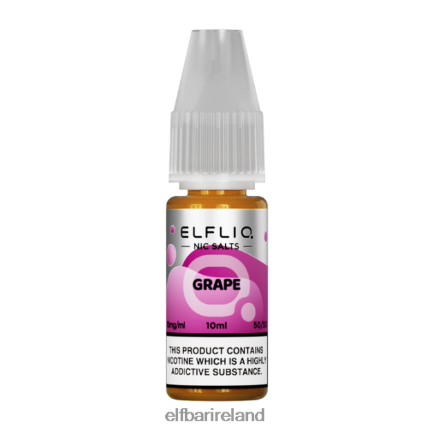 ELFBAR ElfLiq Nic Salts - Grape - 10ml-10 mg/ml 6VTRB191