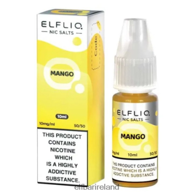 ELFBAR ElfLiq Nic Salts - Mango - 10ml-10 mg/ml 6VTRB188