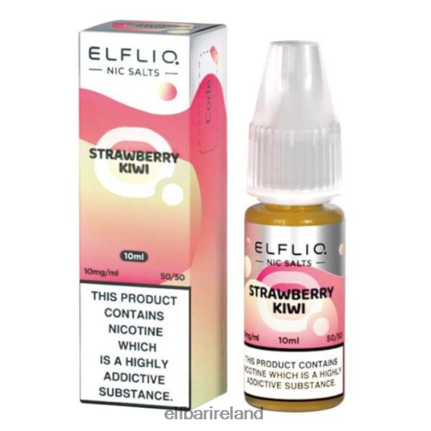 ELFBAR ElfLiq Nic Salts - Strawberry Kiwi - 10ml-10 mg/ml 6VTRB180