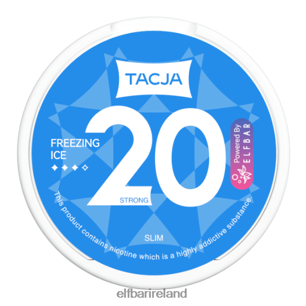 ELFBAR TACJA Nicotine Pouch - Freezing Ice - 1PK-12mg/g 6VTRB228