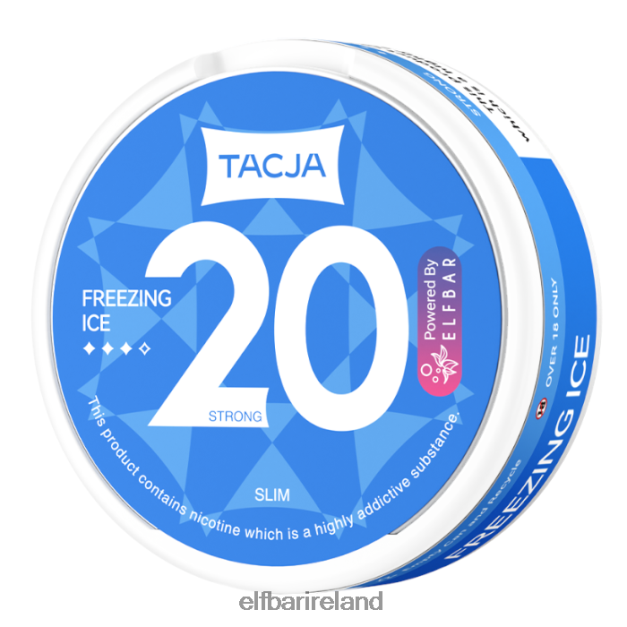 ELFBAR TACJA Nicotine Pouch - Freezing Ice - 1PK-20mg/g 6VTRB230
