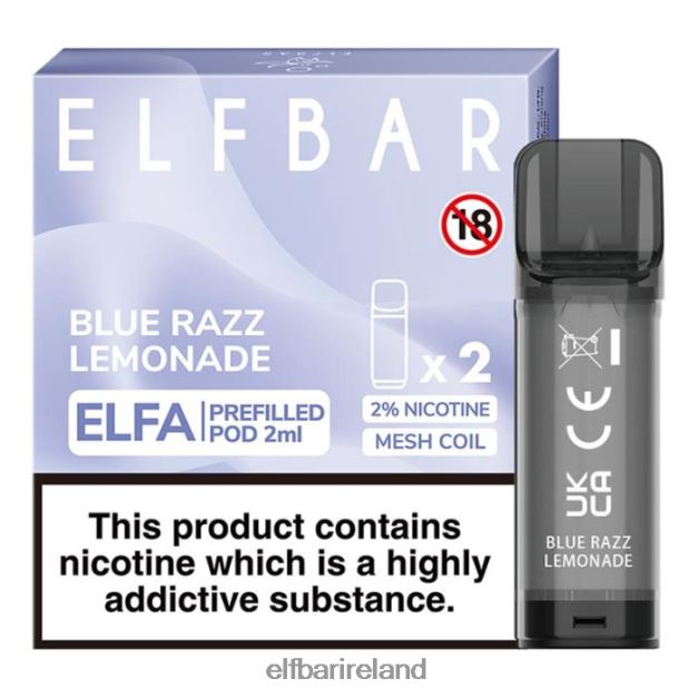 ELFBAR Elfa Pre-Filled Pod - 2ml - 20mg (2 Pack) 6VTRB107 Strawberry Kiwi